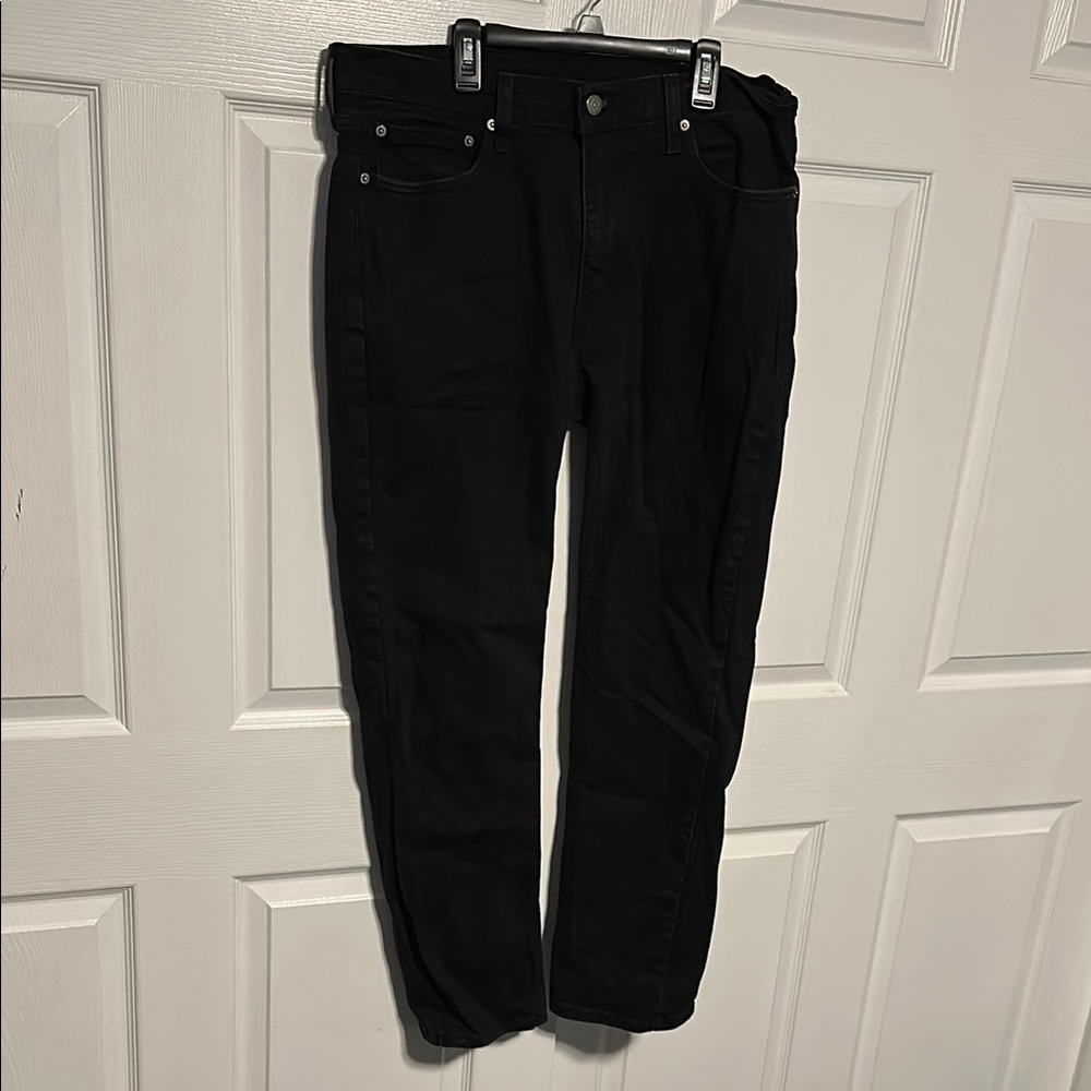 Levi's Black Straight Jeans